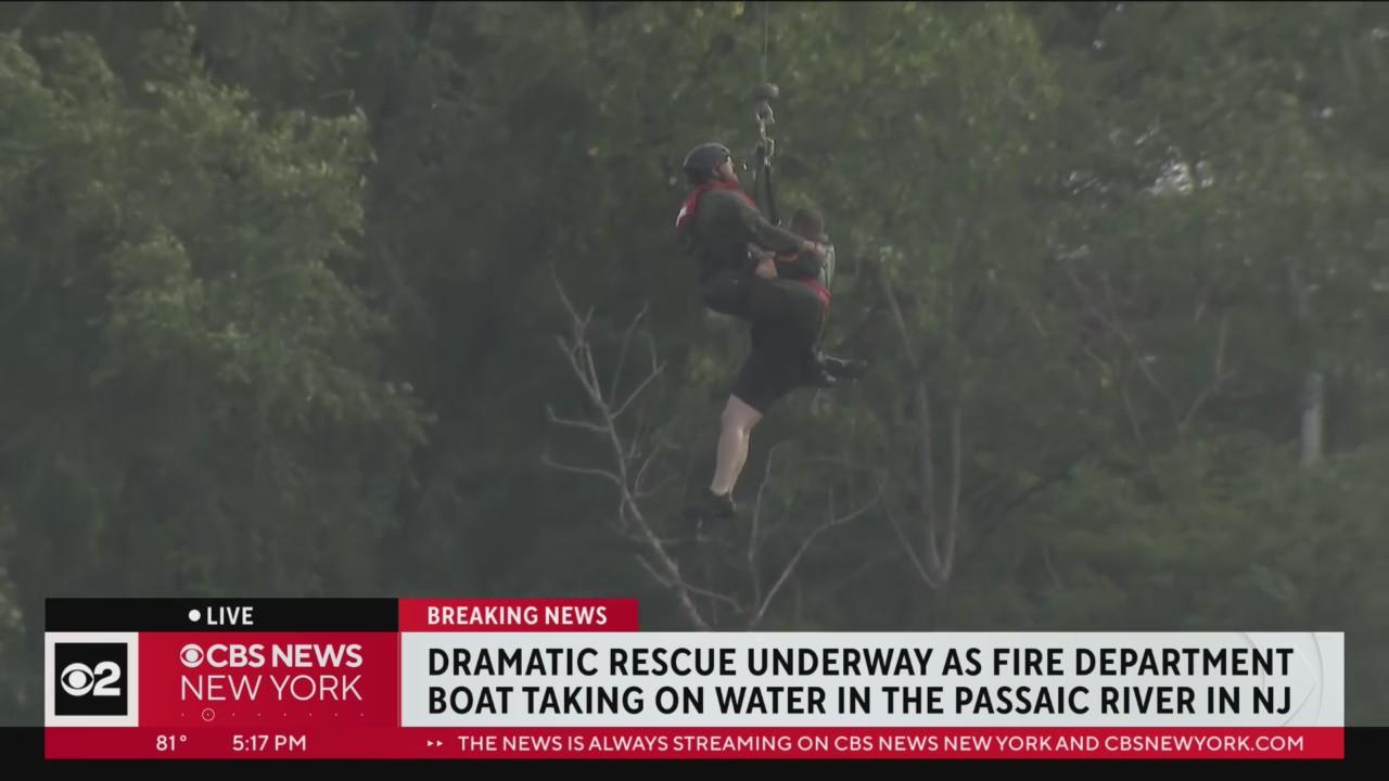 Dramatic Water Rescue Watch video of Passaic River rescue as New Jersey State Police use ...