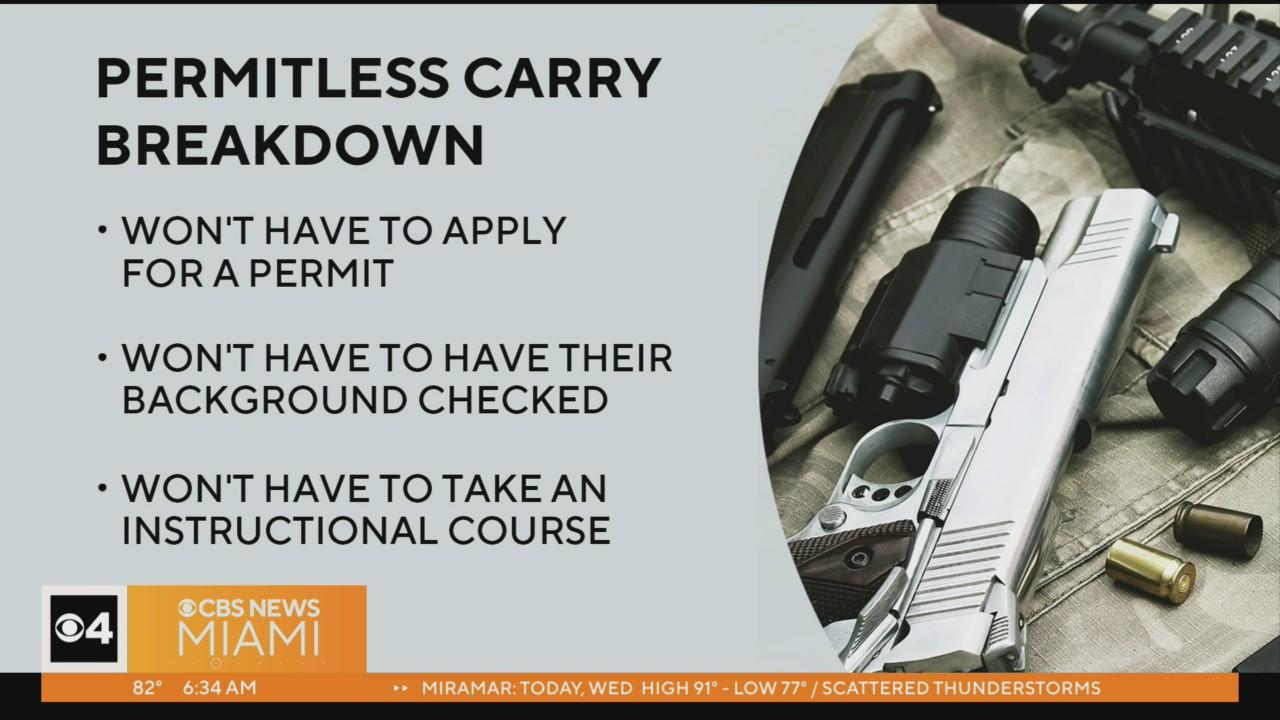 Florida's new "permitless carry" law goes into effect this weekend ...