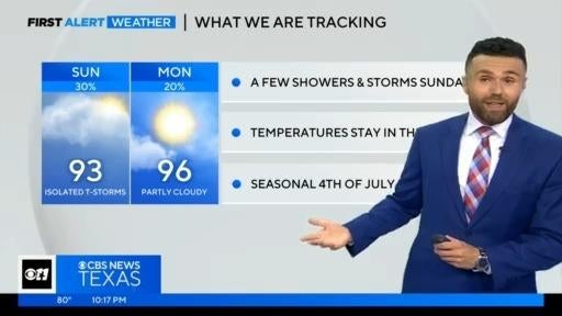First Alert Weather: Temperatures increase, chance for isolated showers ...