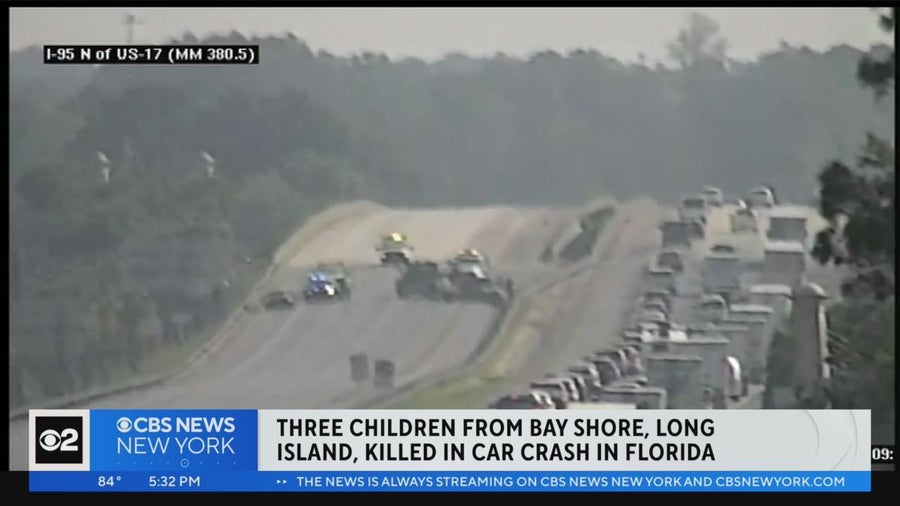 3 children from Long Island killed in car crash on I-95 in Florida ...