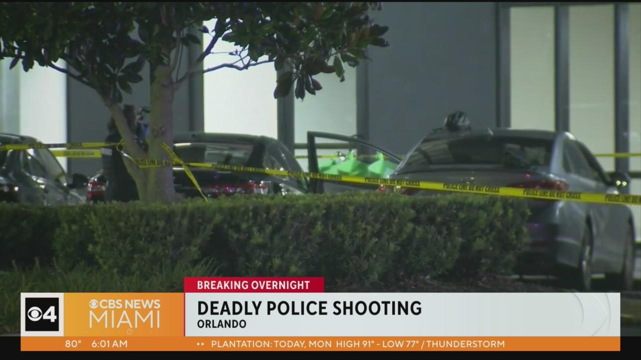 Orlando police officer fatally shot man during a traffic stop - CBS Miami