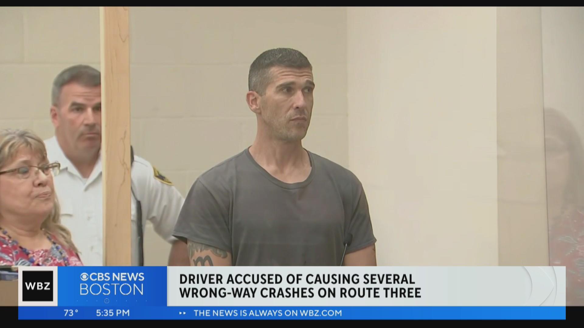 Knife-wielding wrong-way driver causes multiple crashes on Route 3 ...