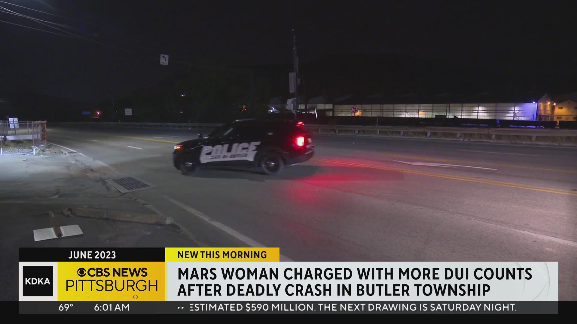 Woman charged in deadly crash now facing more charges - CBS Pittsburgh