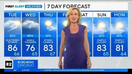 First Alert Weather: Increasing chance of storms Tuesday - CBS Chicago