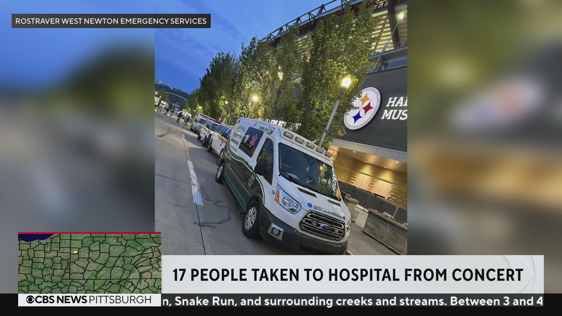 17 people taken to hospital during Ed Sheeran concert at Acrisure