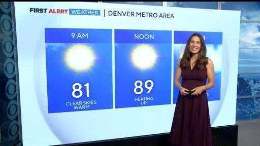 Denver weather: Temps in the 90s continue - CBS Colorado