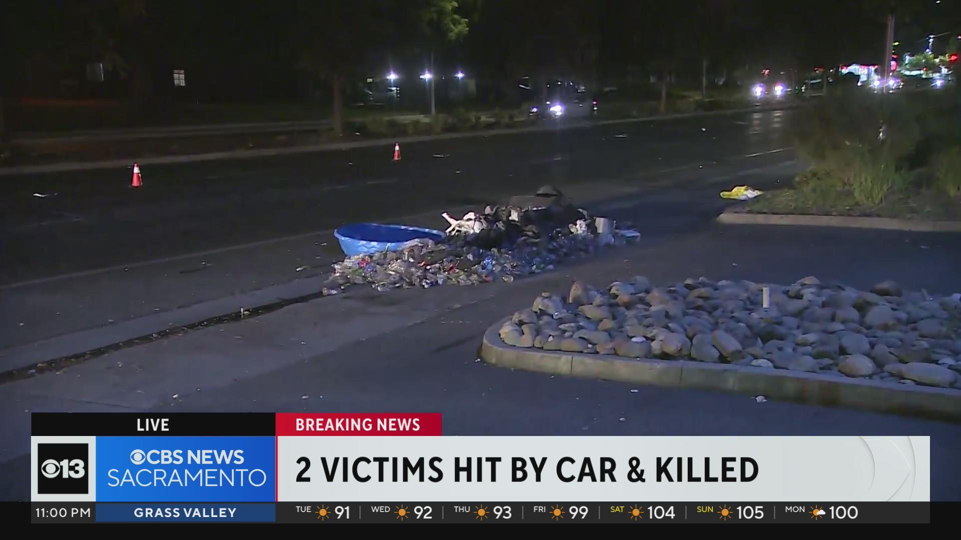 Man, woman killed by suspected drunk driver in North Highlands - CBS ...