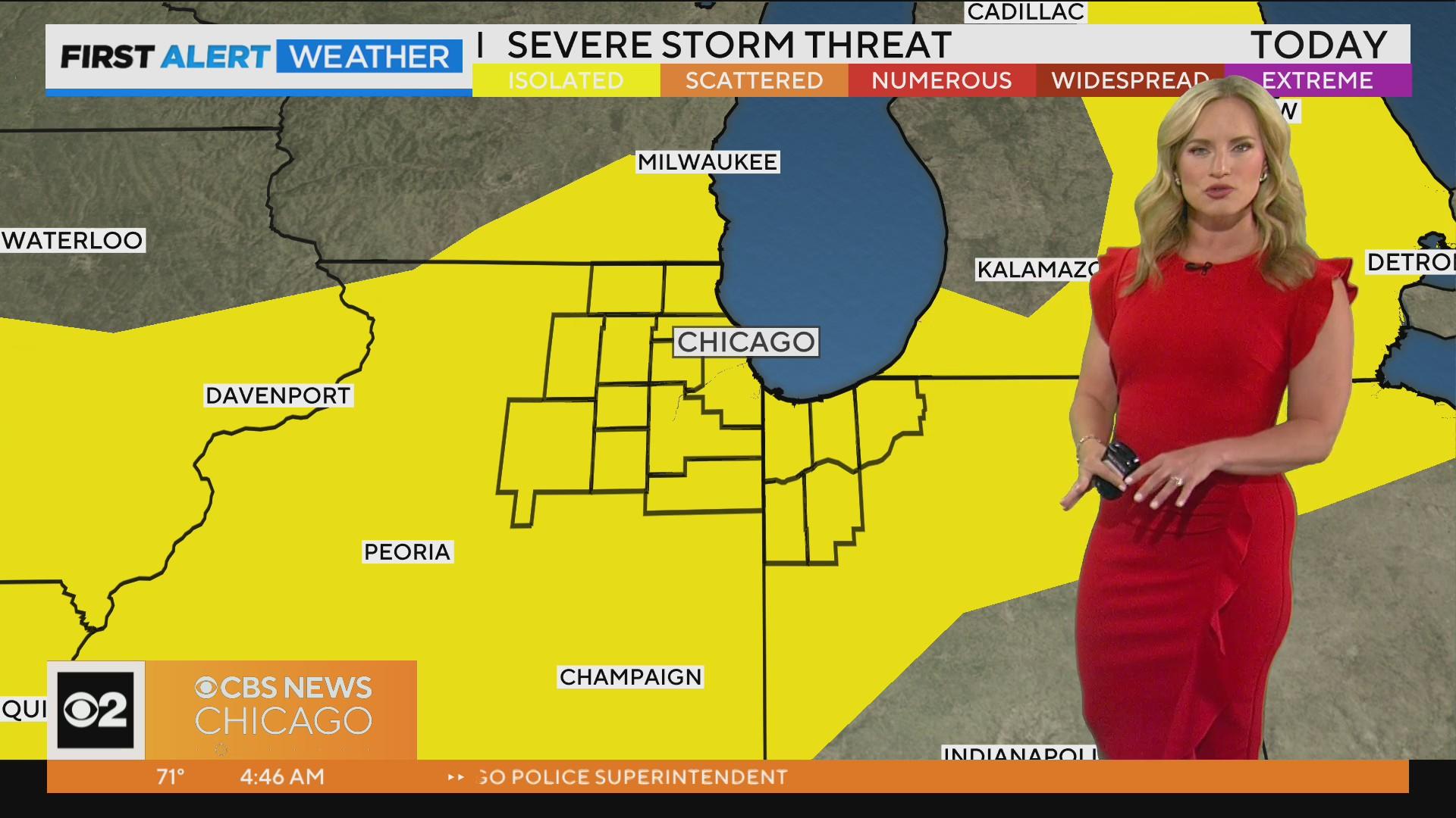 Severe storms Friday night, weekend storm chances ahead - CBS Chicago