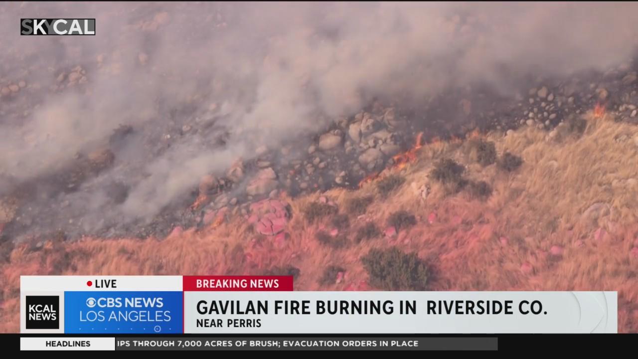 Gavilan Fire: New 250-acre brush fire burning in Riverside County 25% ...