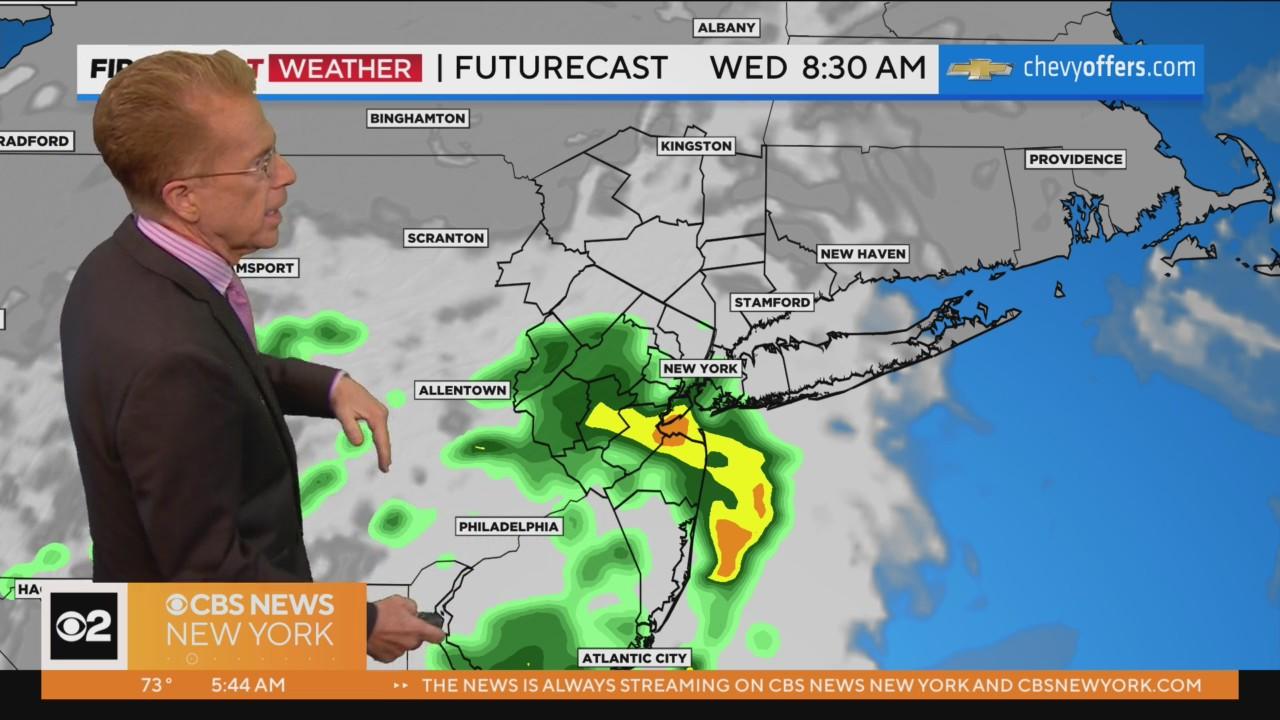 First Alert Weather: Scattered rain showers, mostly in morning - CBS ...