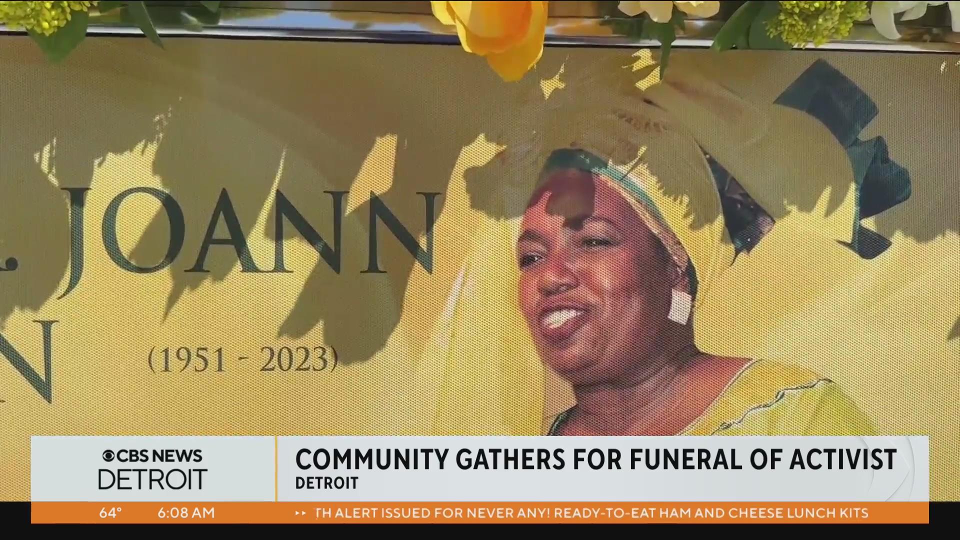 Funeral held for former Detroit City Council member Reverend Dr. JoAnn