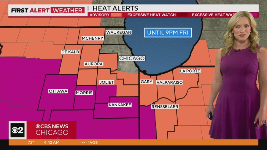 Chicago First Alert Weather: Dangerous heat Thursday, Friday - CBS Chicago