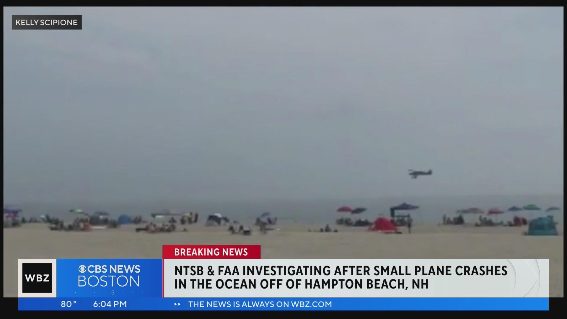 Small plane crashes in the water at Hampton Beach in New Hampshire ...