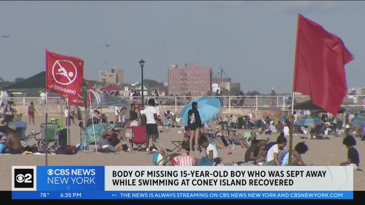 Body of missing 15yearold swimmer found at Coney Island Beach, NYC