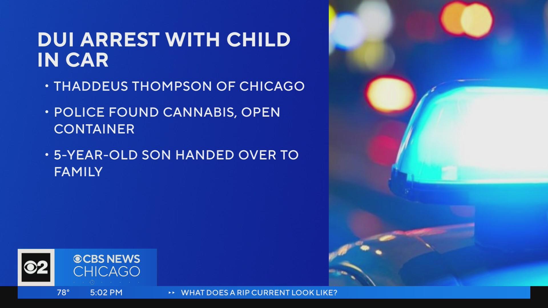 Lisle man with 5 year old back seat faces DUI charges - CBS Chicago