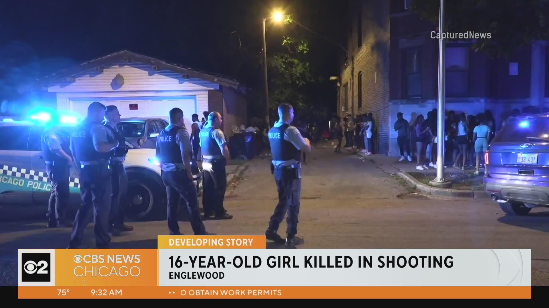 16-year-old girl dead after shooting in Englewood - CBS Chicago