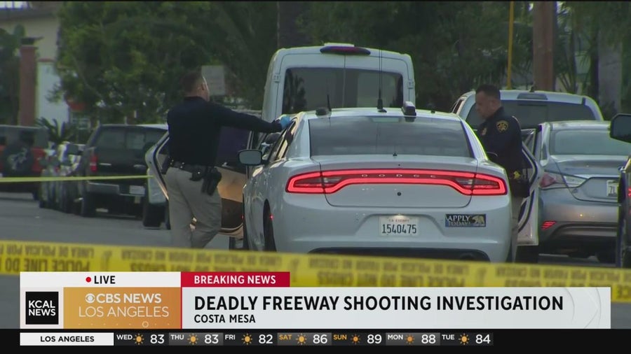 Police investigating deadly cartocar shooting in Costa Mesa CBS Los