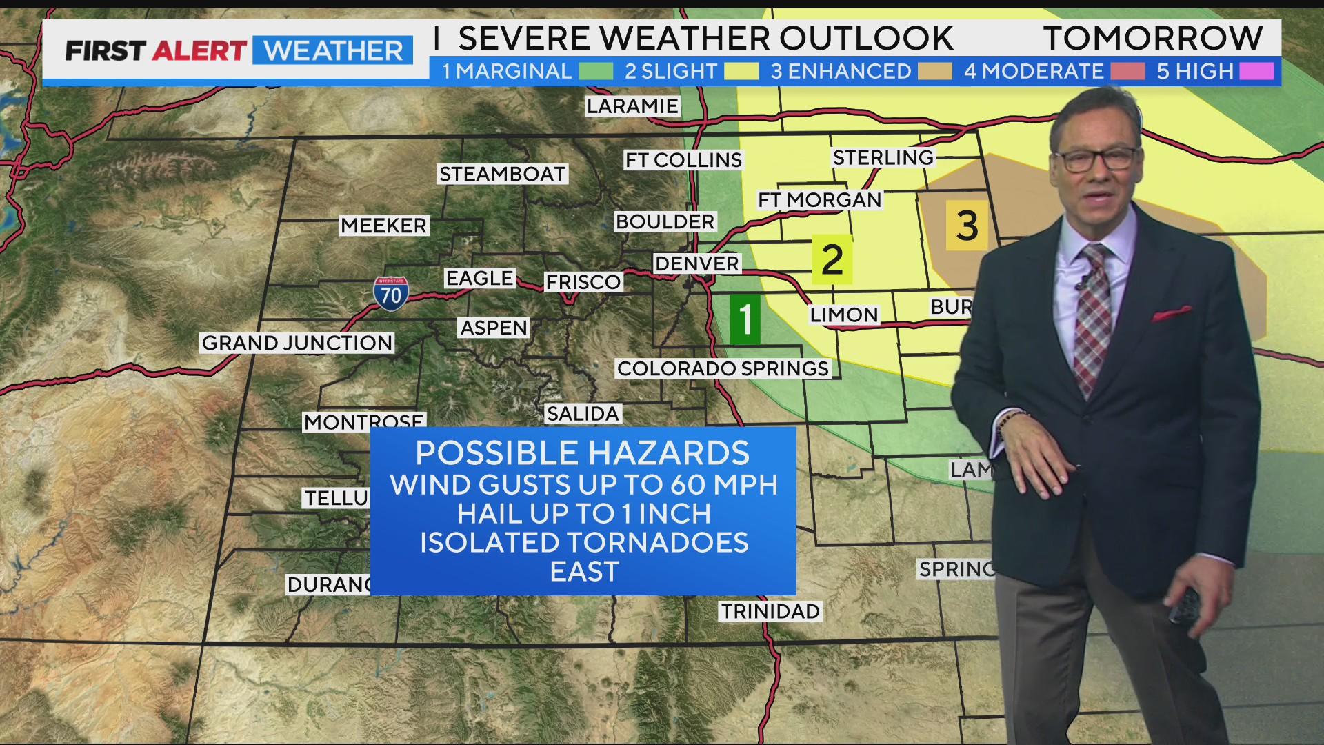 Colorado storms may reach severe levels for some Thursday - CBS Colorado