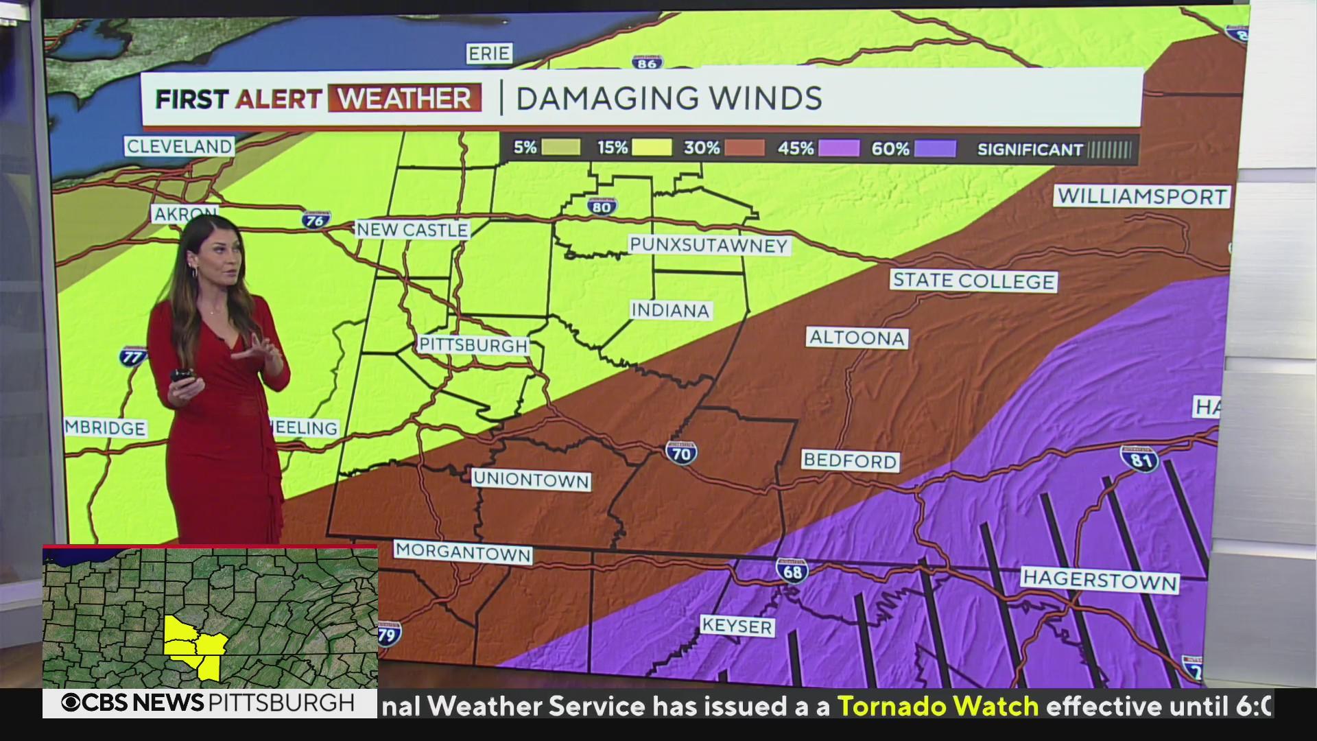 Pittsburgh Weather: Tornado Watch issued for parts of the area with ...