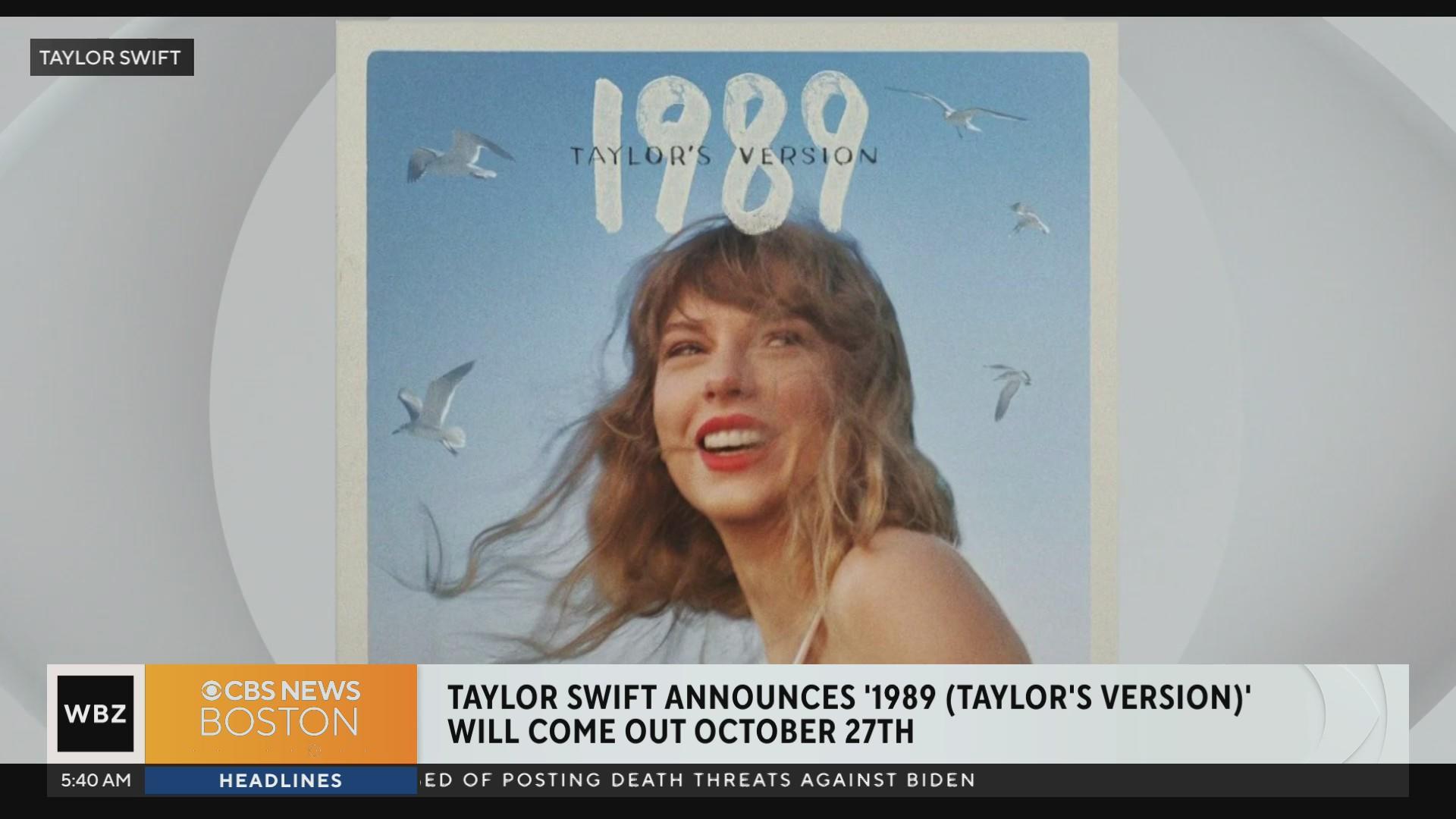 Taylor Swift says '1989 (Taylor's Version)' re-recorded
