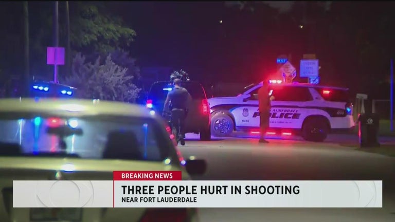 Triple shooting under investigation in central Broward - CBS Miami