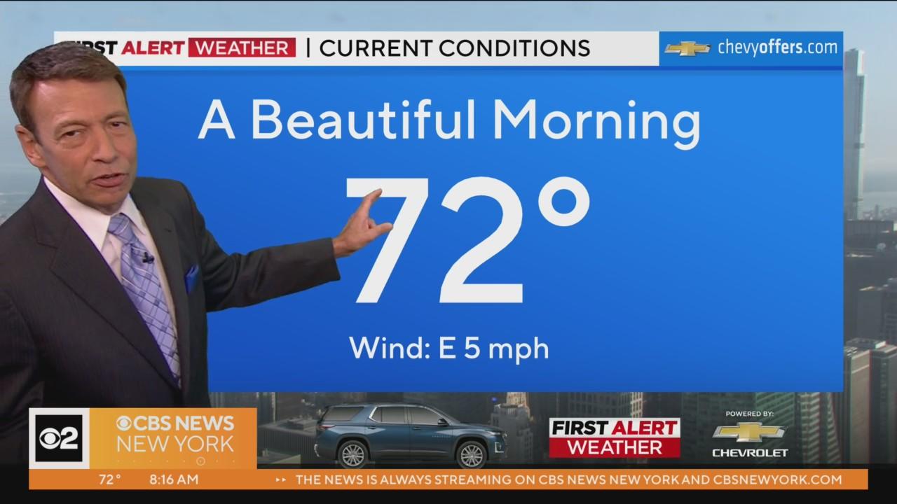 First Alert Weather: CBS2's 8/13 Sunday morning forecast - CBS New York