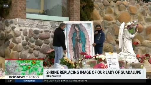 Des Plaines gets new image of Our Lady of Guadalupe - CBS Chicago