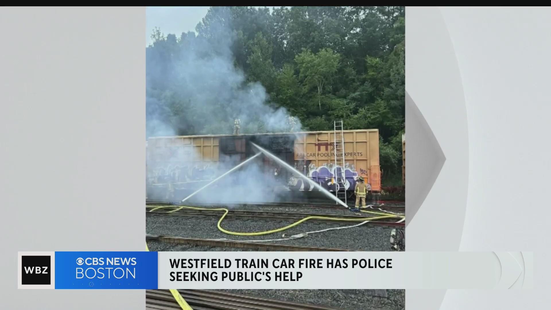 Fire on freight train car behind Notre Dame Street in Westfield ruled ...