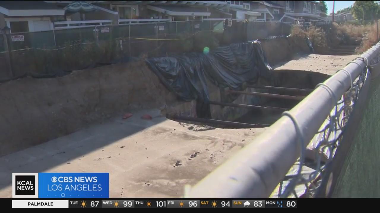Massive sinkhole continues to cause headaches for residents of La Habra ...