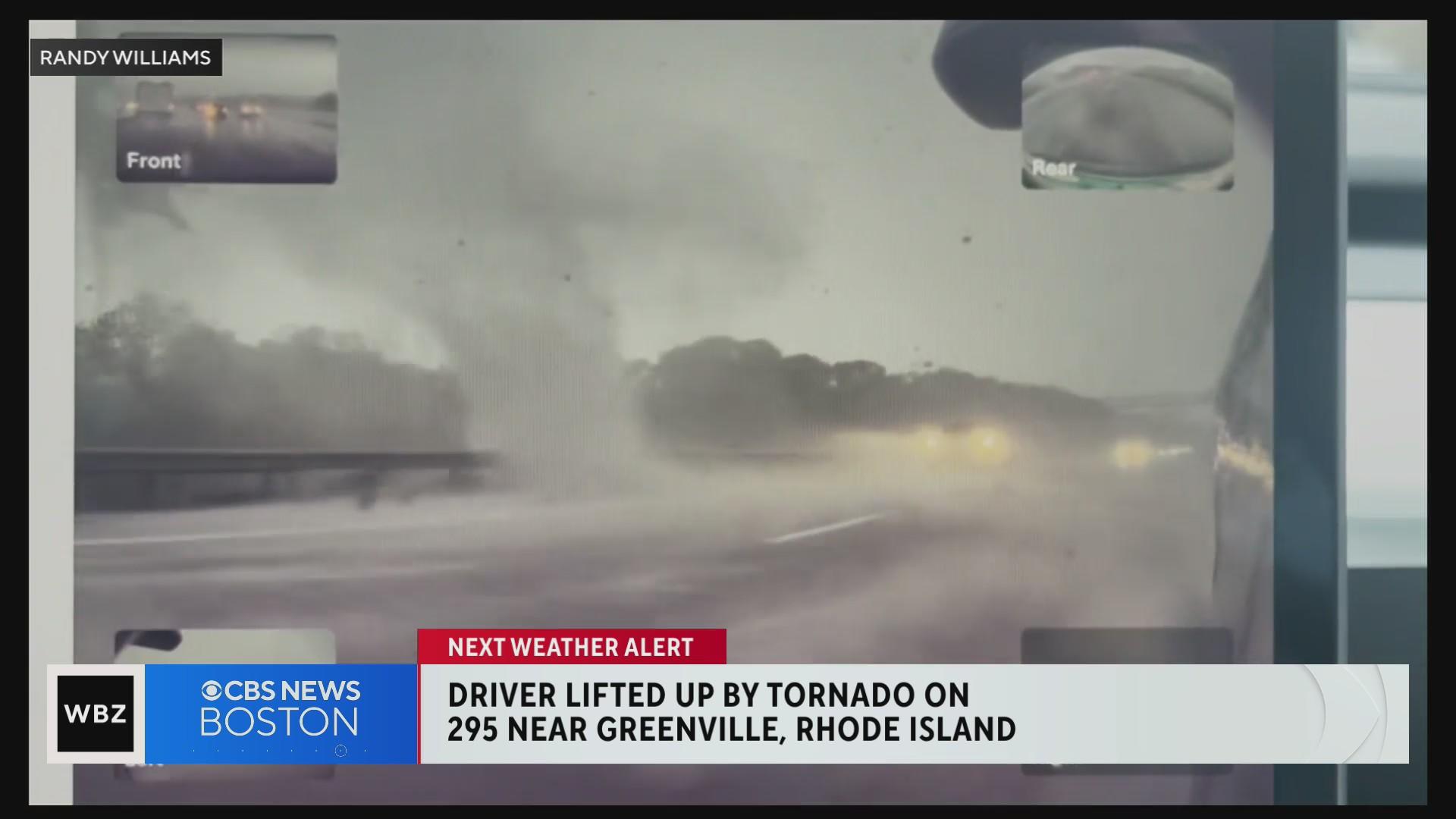 Caught in the funnel': Tornado in Rhode Island lifted car 10