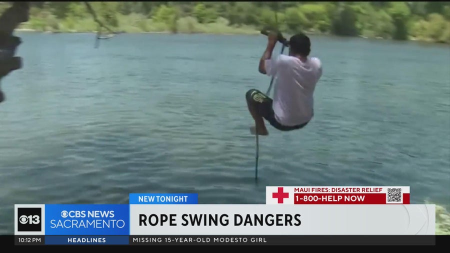 Water warning from park rangers after fatal fall: Rope swings are ...