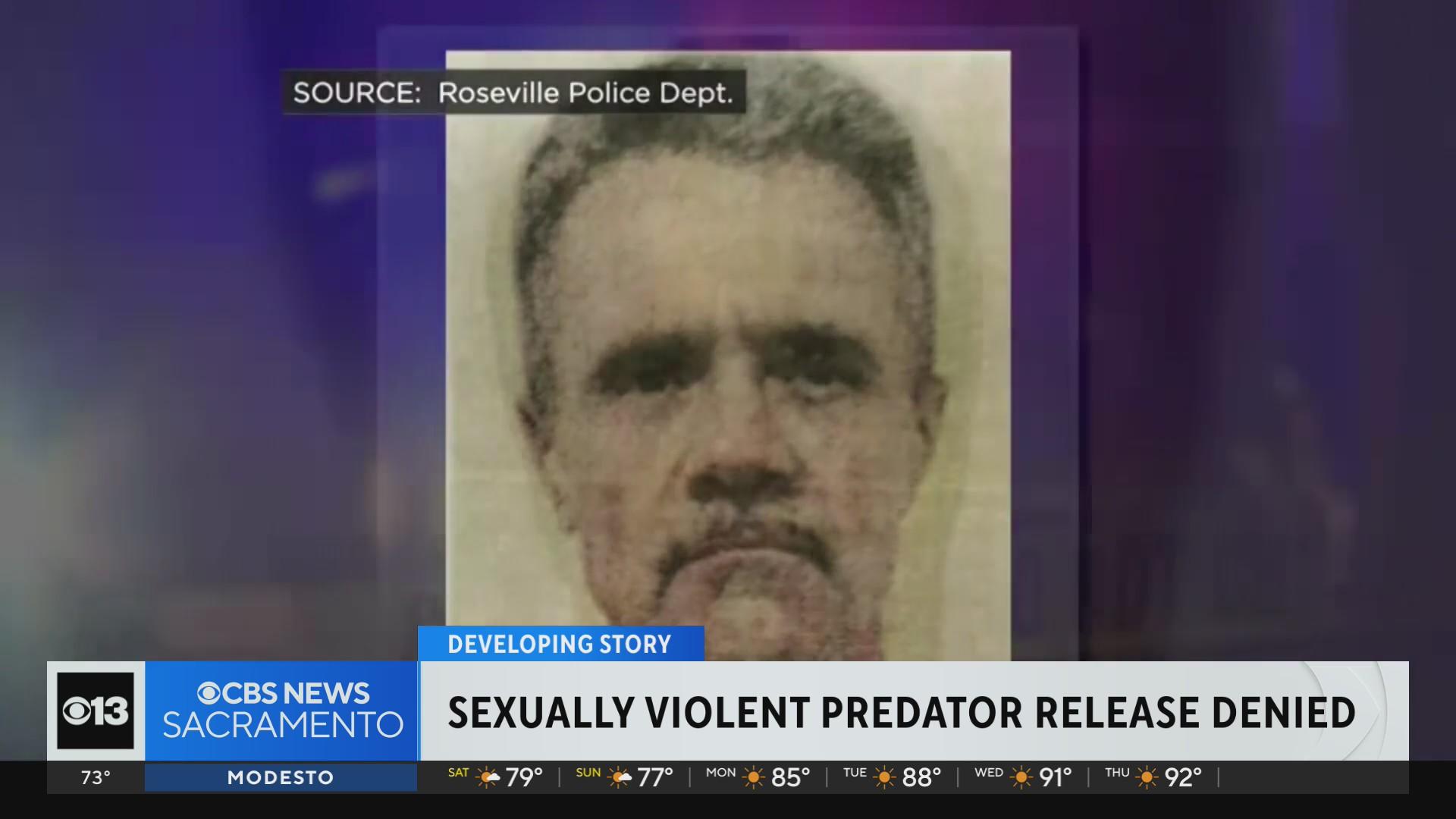 Violent Predators Placer County judge rejects immediate release of sexually violent ...