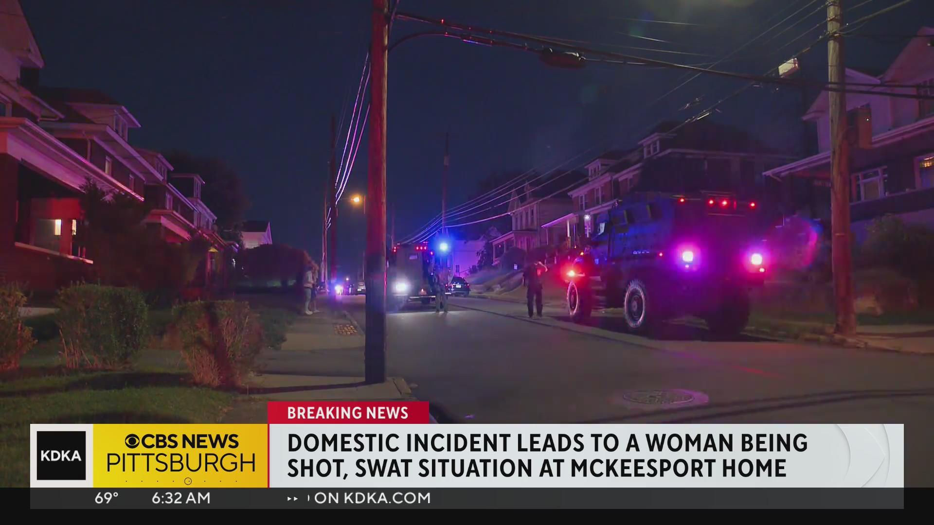 Man in custody after shooting, SWAT standoff in McKeesport - CBS Pittsburgh