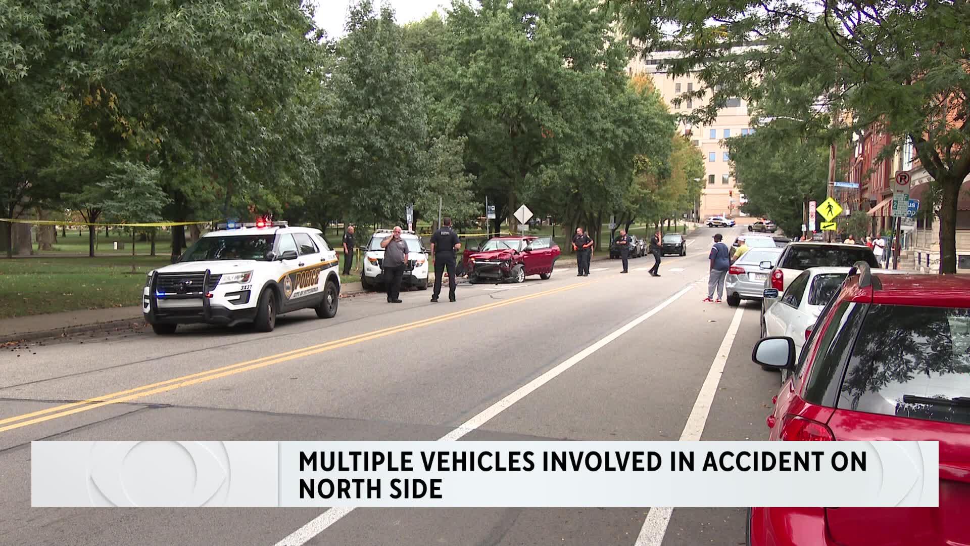Multiple vehicles involved In North Side accident - CBS Pittsburgh