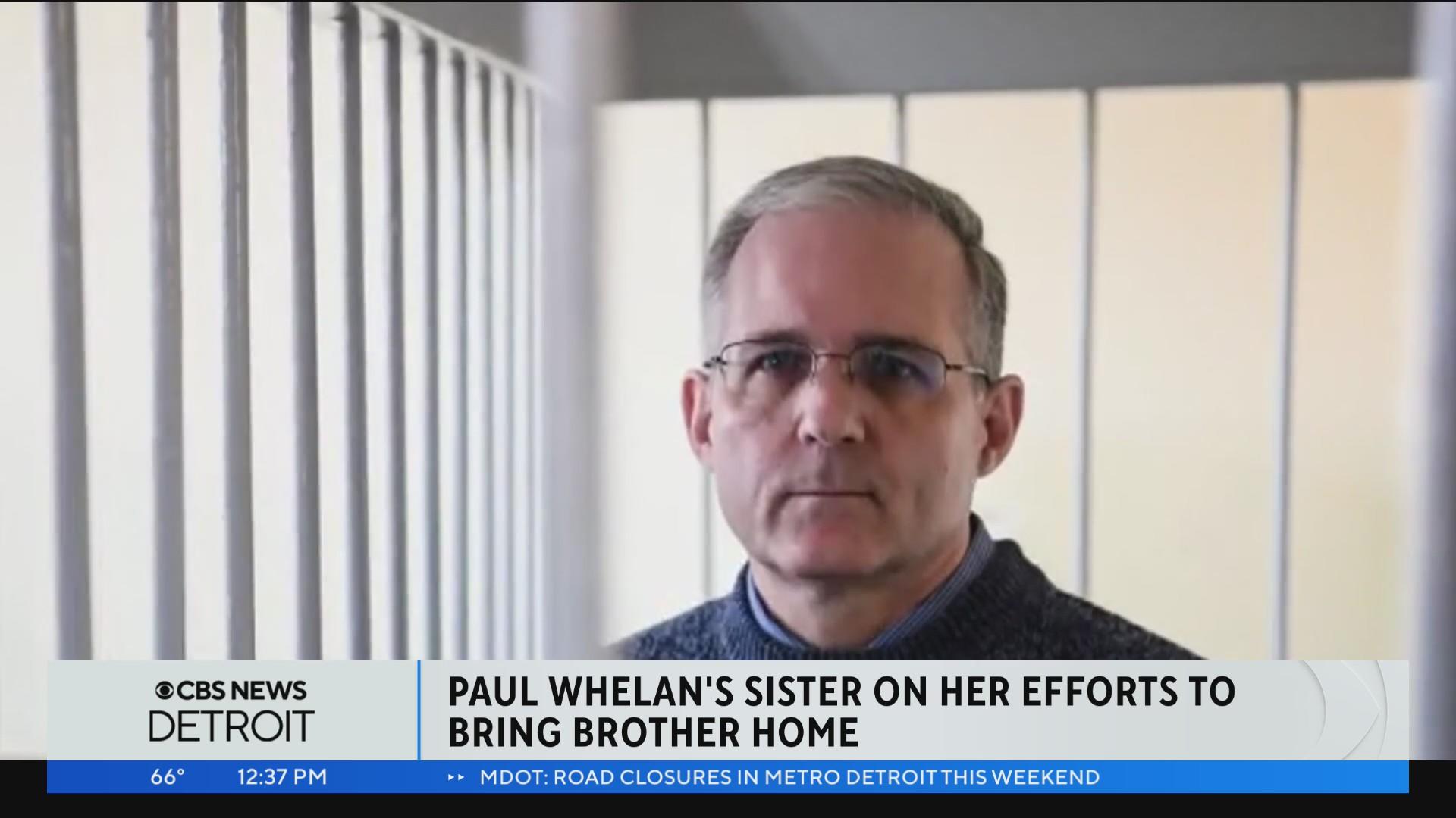 Paul Whelan's family continues fight to bring him home CBS Detroit(00)