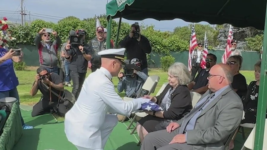 Remains of WWII veteran buried during solemn ceremony after homecoming ...