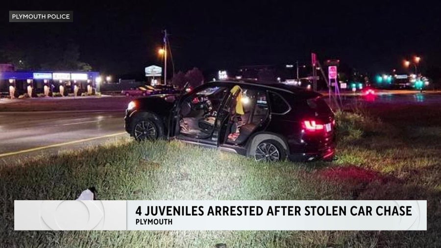 Police: 4 juveniles arrested following chase of stolen vehicle in ...