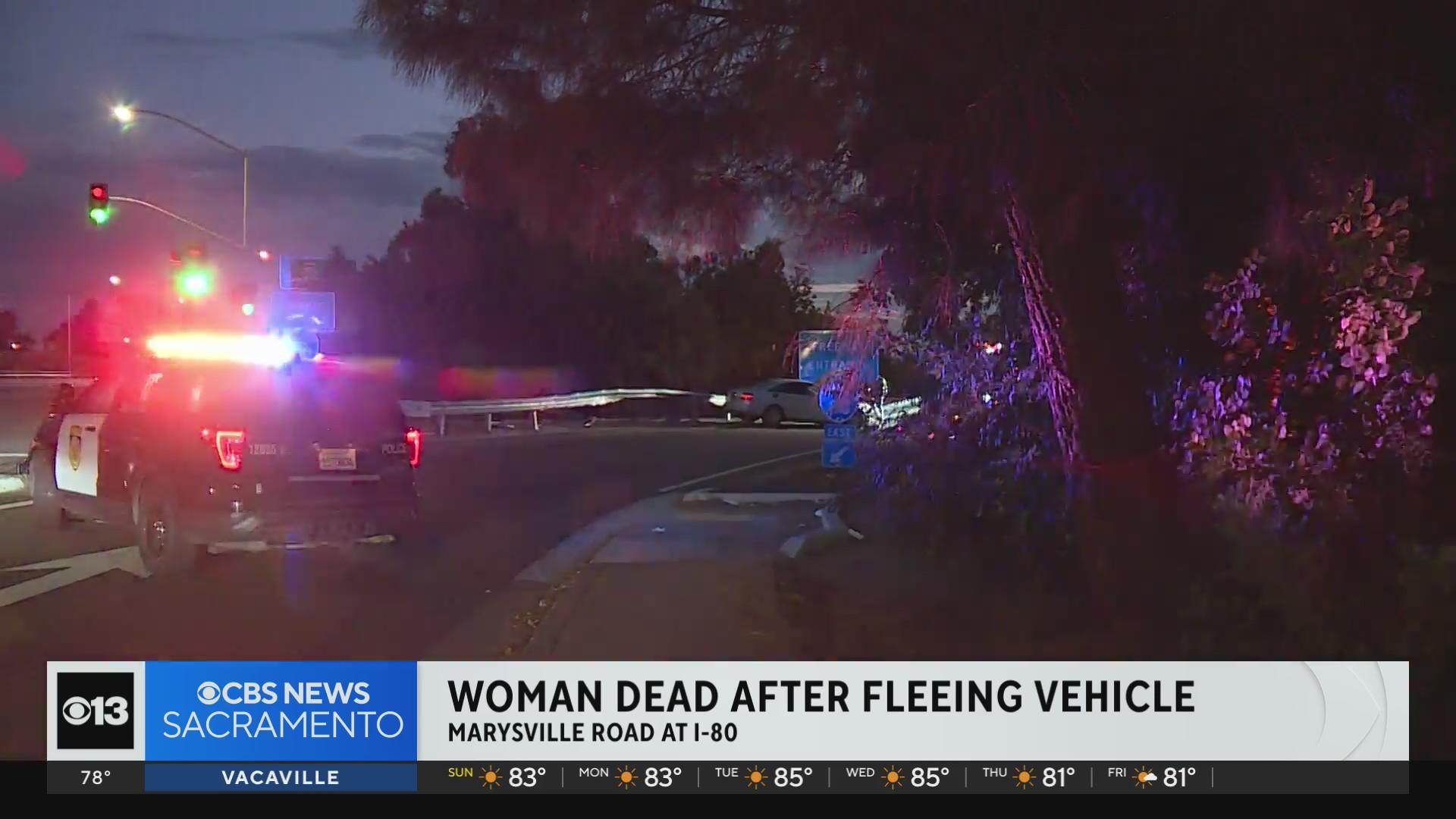 Woman fleeing police hit by vehicles after leaving car and running on I ...