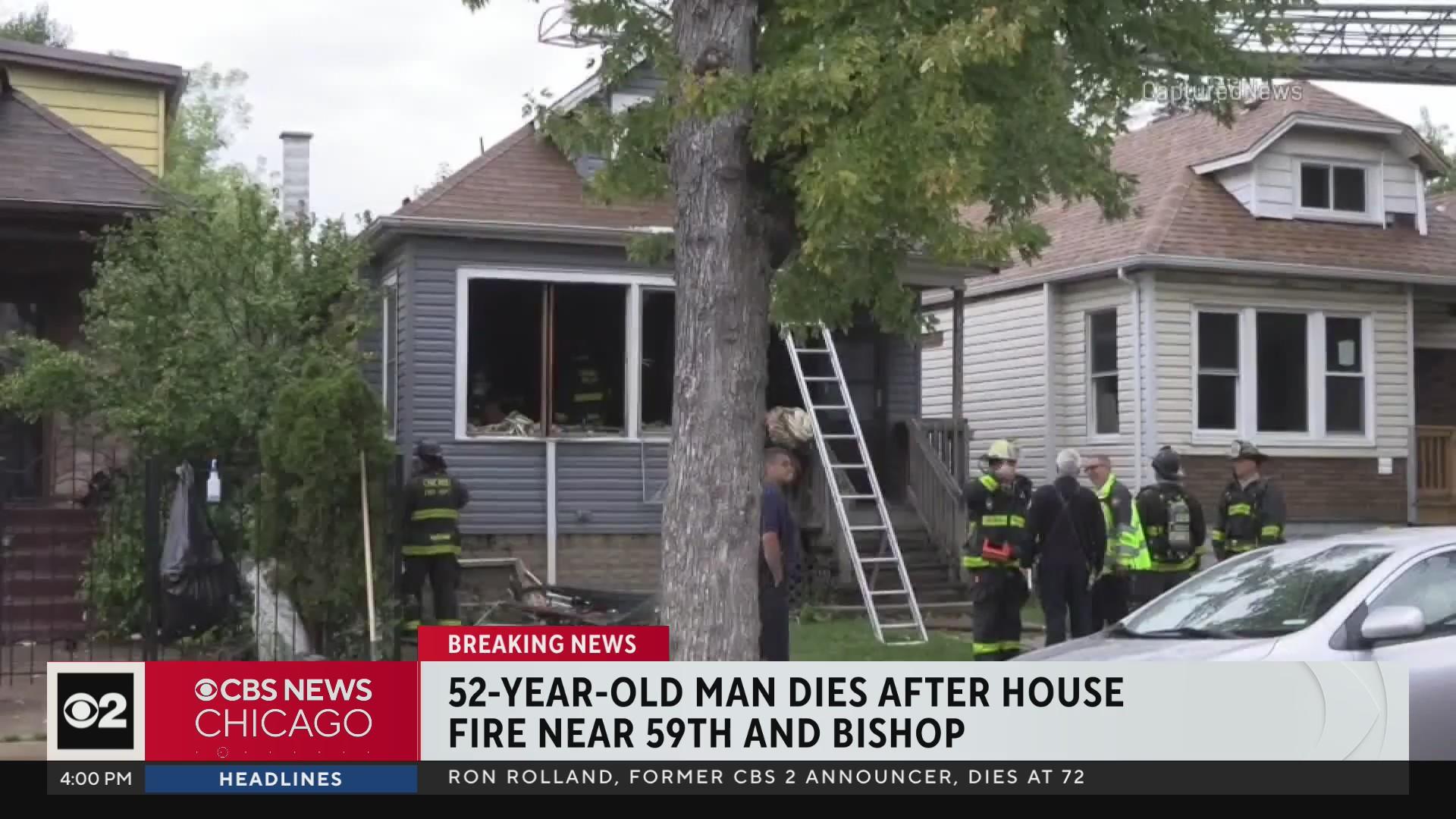 Man dies in house fire in West Englewood - CBS Chicago