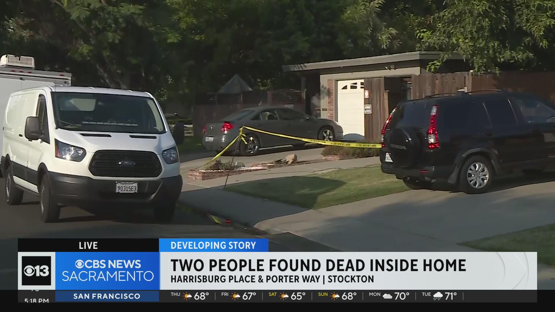 Stockton welfare check reveals 2 dead with gunshot wounds inside home ...