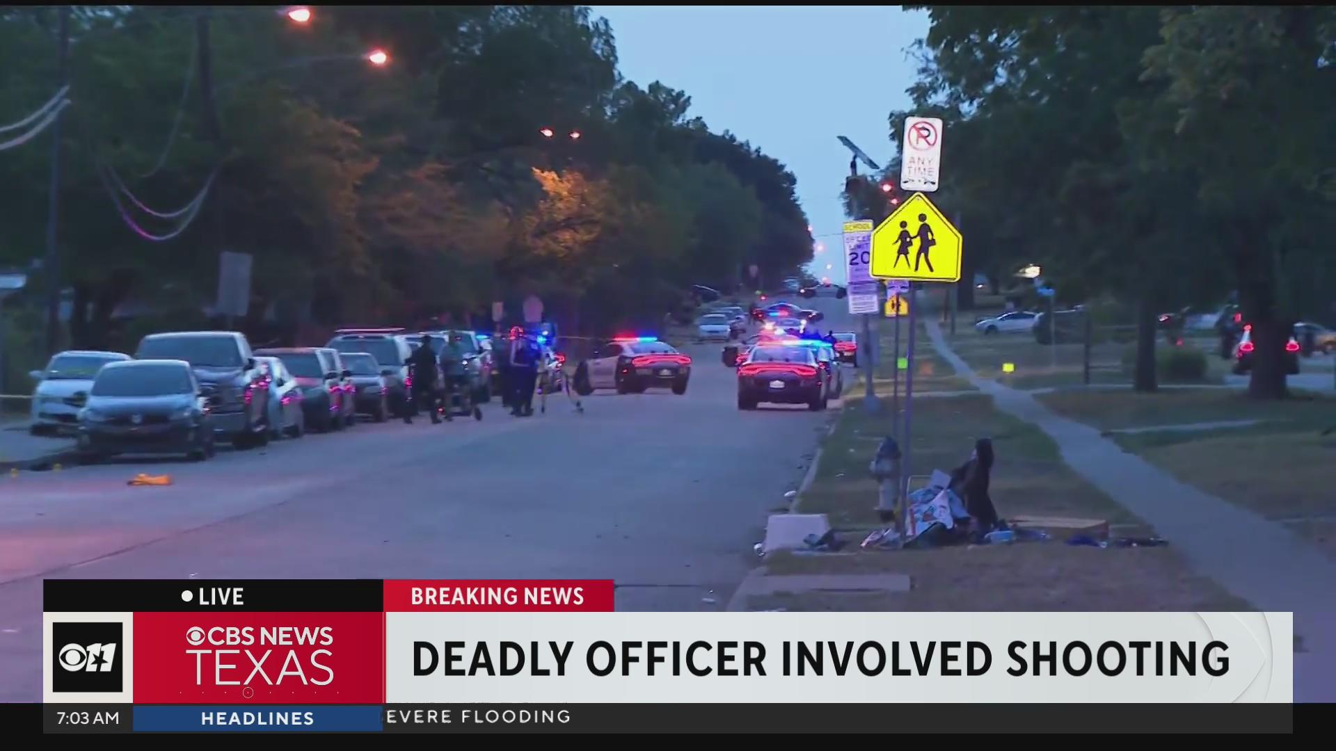1 person dead after brief police chase in Dallas - CBS Texas