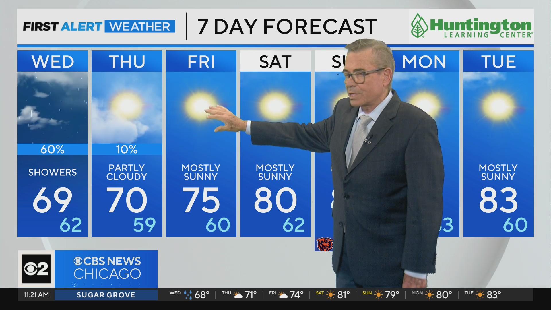 Chicago First Alert Weather: Passing showers the rest of the day - CBS ...