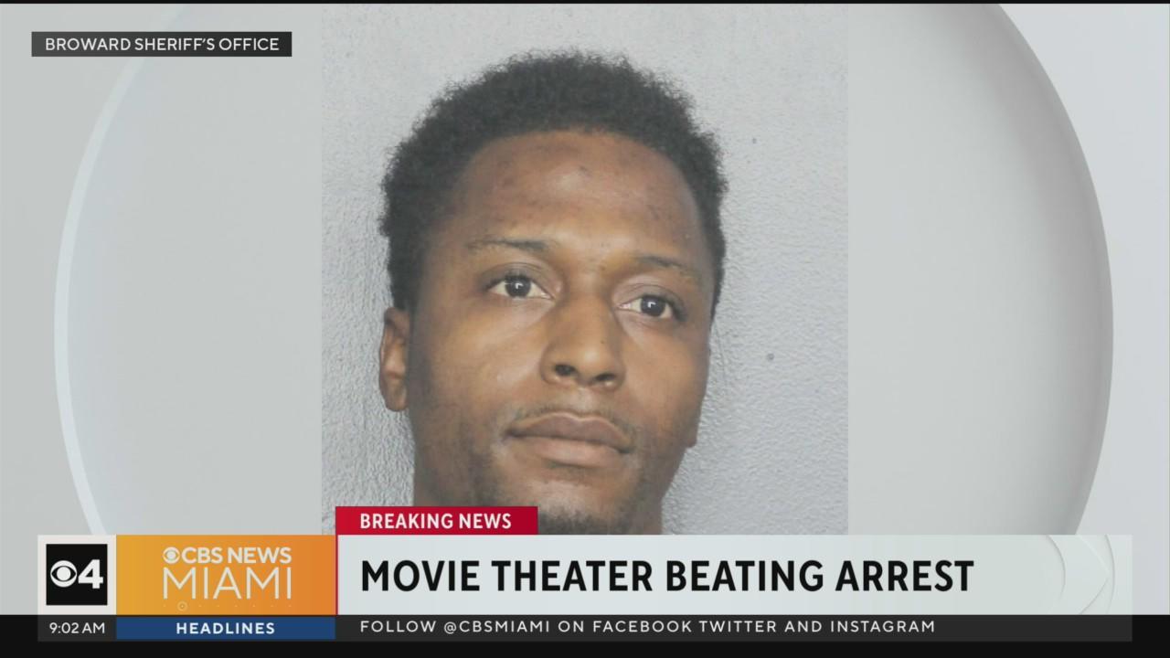 Arrest made in Pompano Beach movie theater beating over seats - CBS Miami