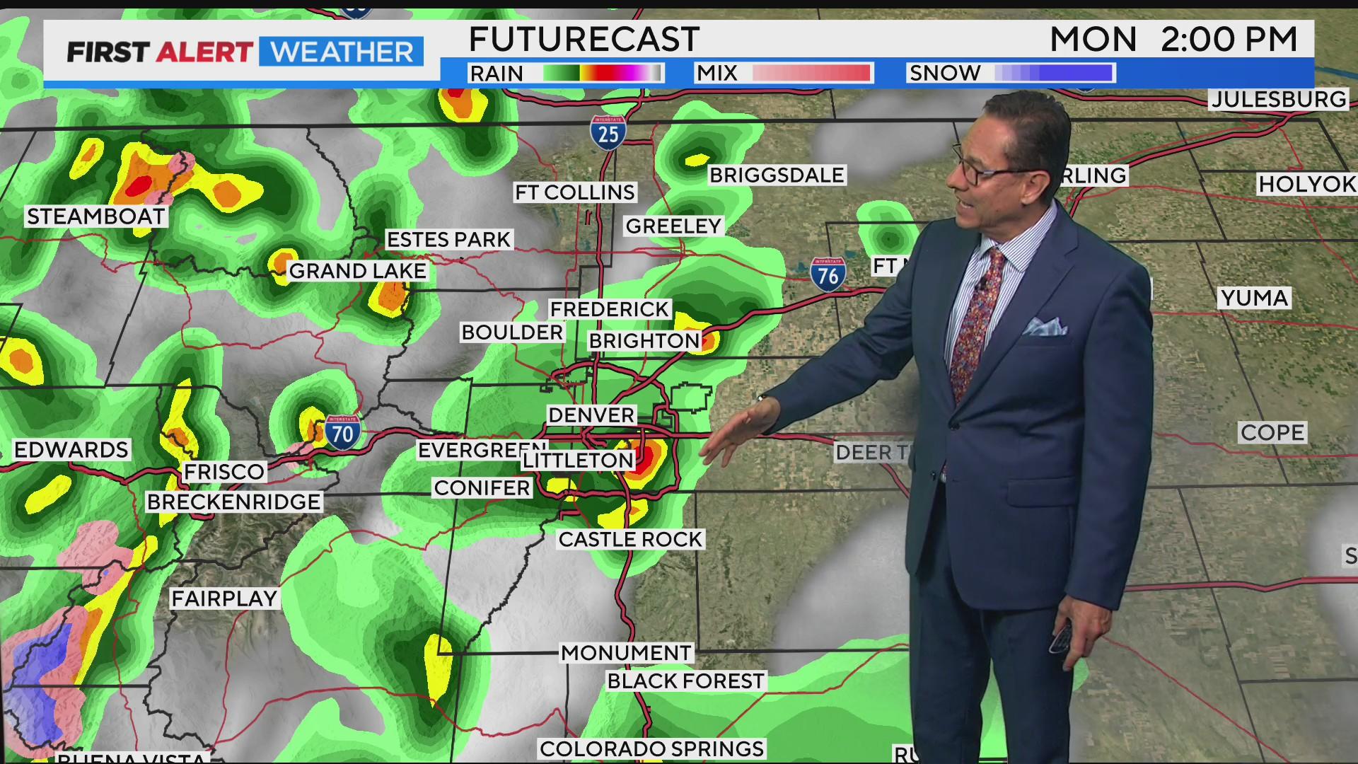 October Cold Front Gusty thunderstorms, rain and mountain snow coming to Colorado with ...