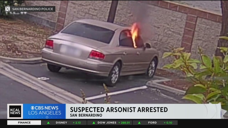 Man arrested for arson after setting car on fire at San Bernardino ...