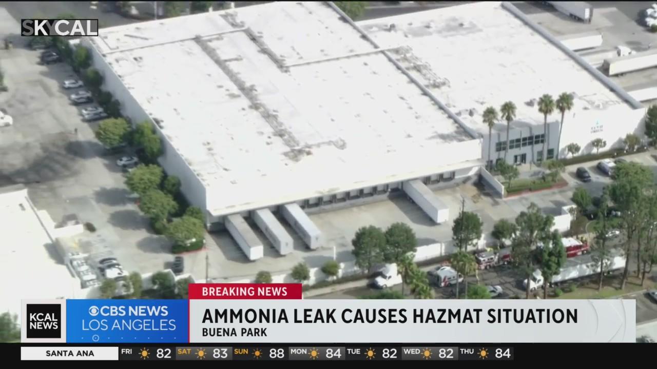 Ammonia leaks prompts evacuation, hospitalizations at Buena Park