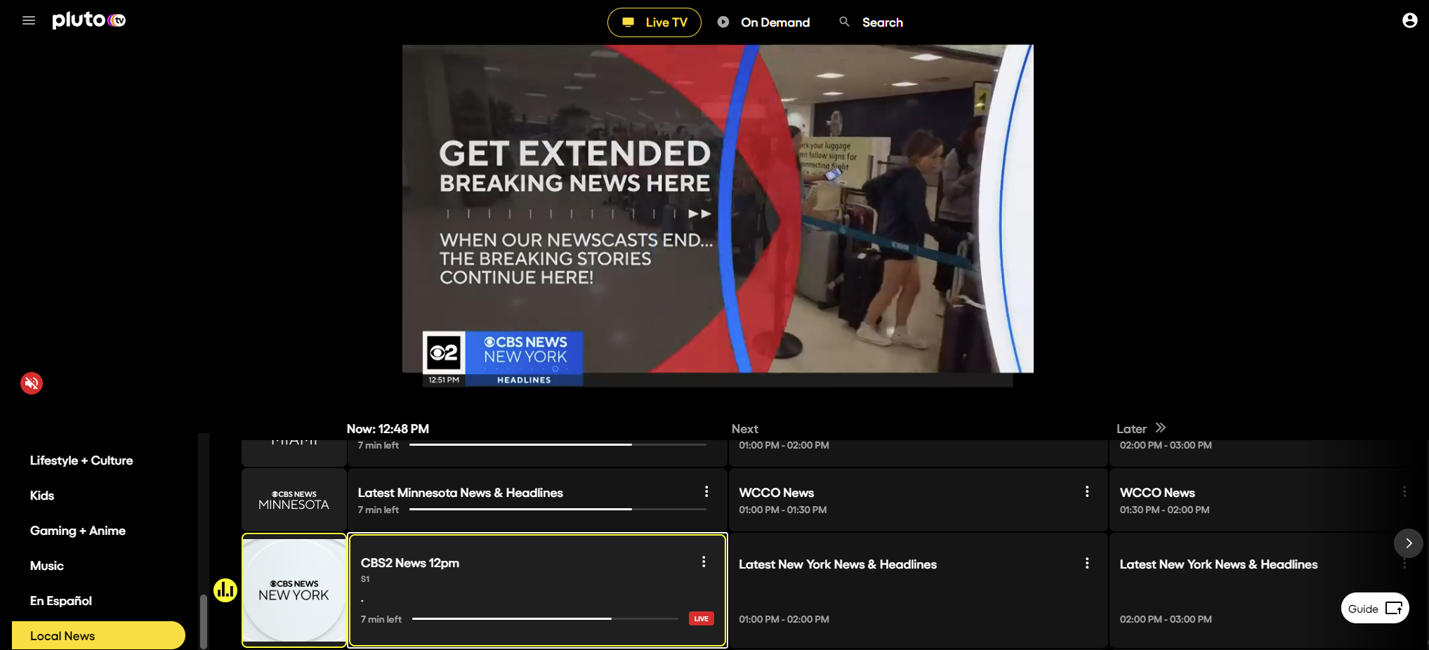 How to watch CBS News New York on Pluto TV
