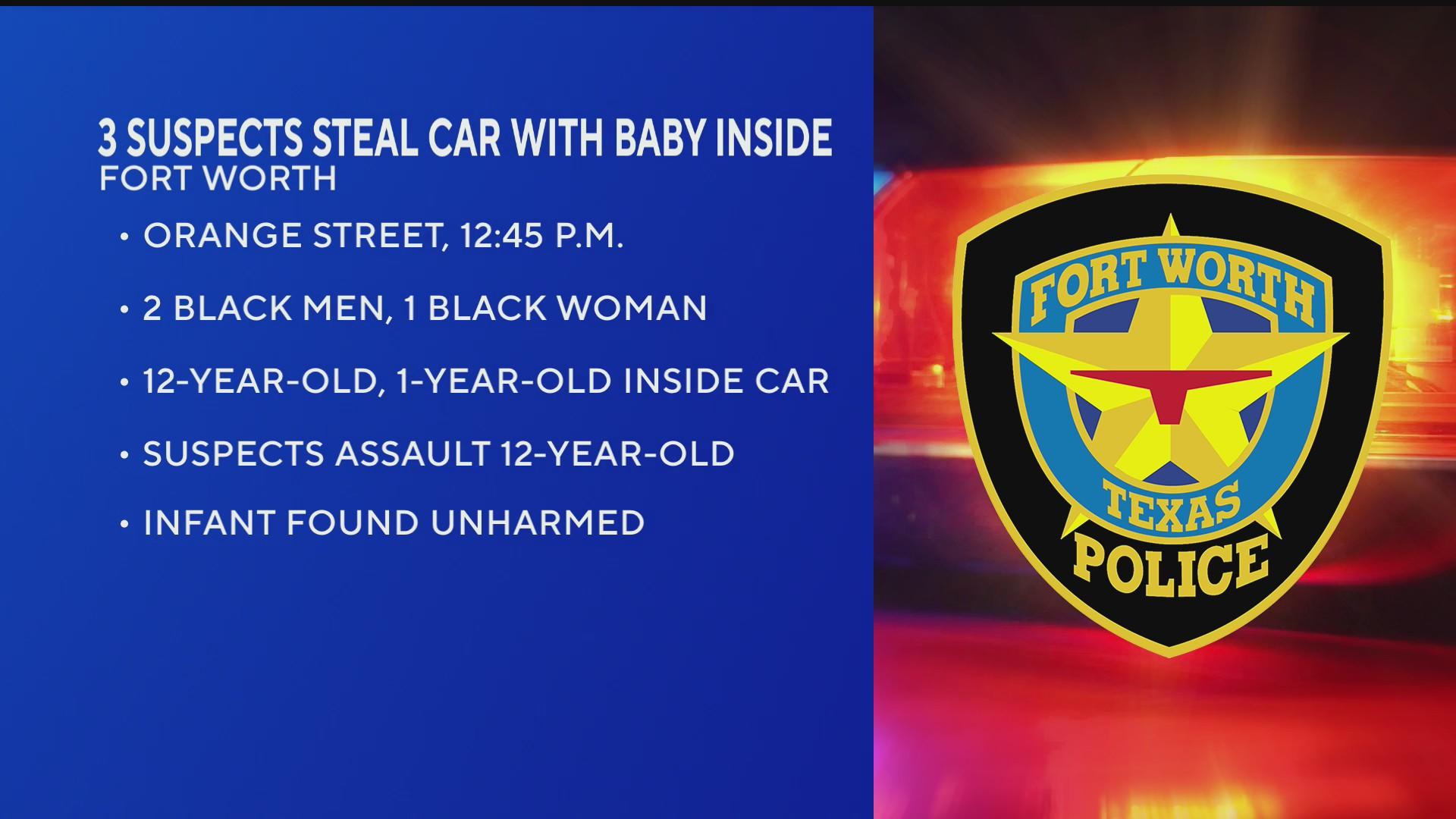 Suspects still wanted after stealing car with baby inside - CBS Texas