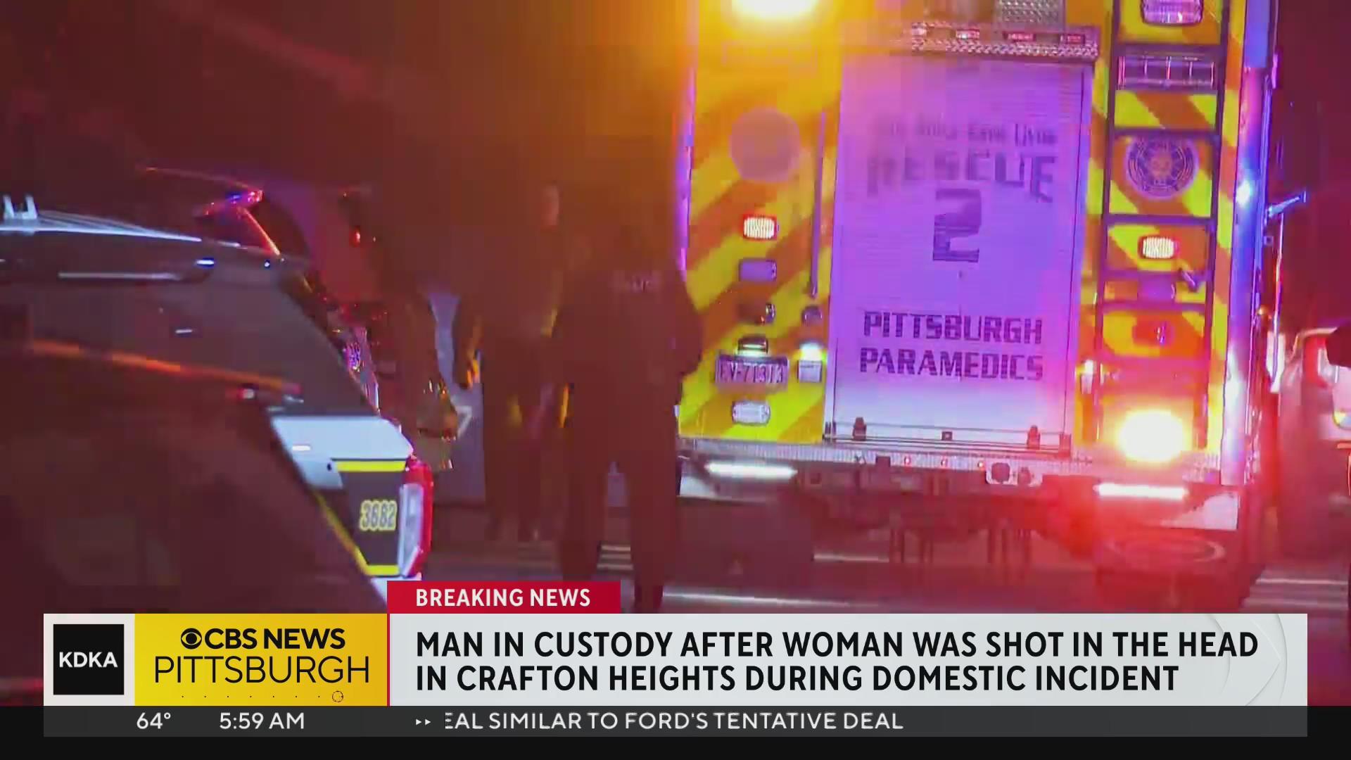 Man taken into custody by SWAT officers after woman shot in the head in ...