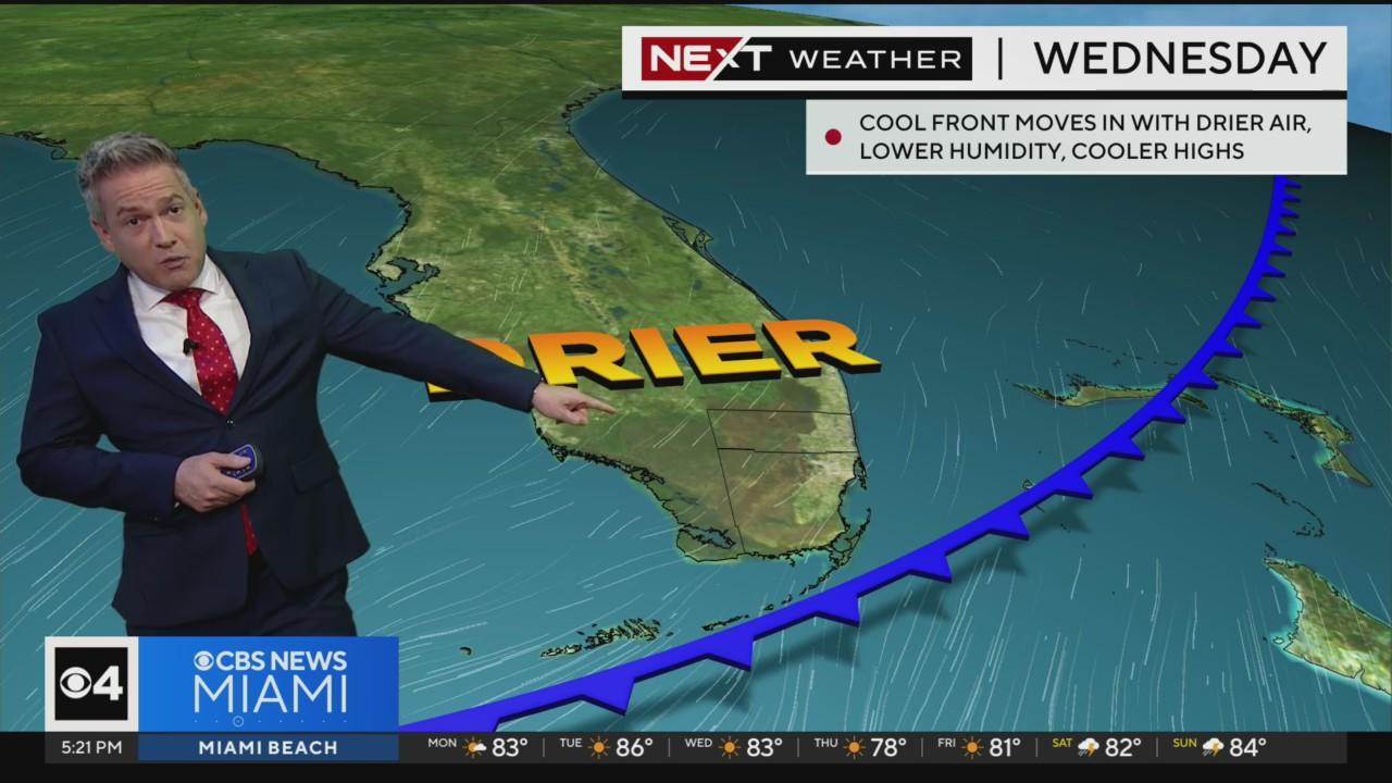 Miami weather forecast: Warm and mostly dry conditions - CBS Miami
